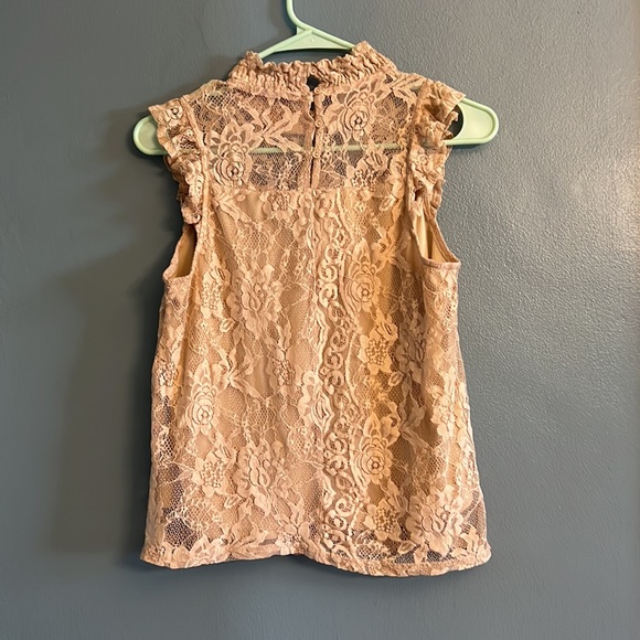 Bleuh Ciel Lace Top, Size Small - Picture 2 of 4